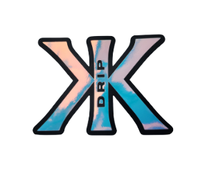 2KDrip glow in the dark decal