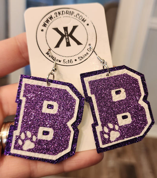 Boerne Greyhounds Earings