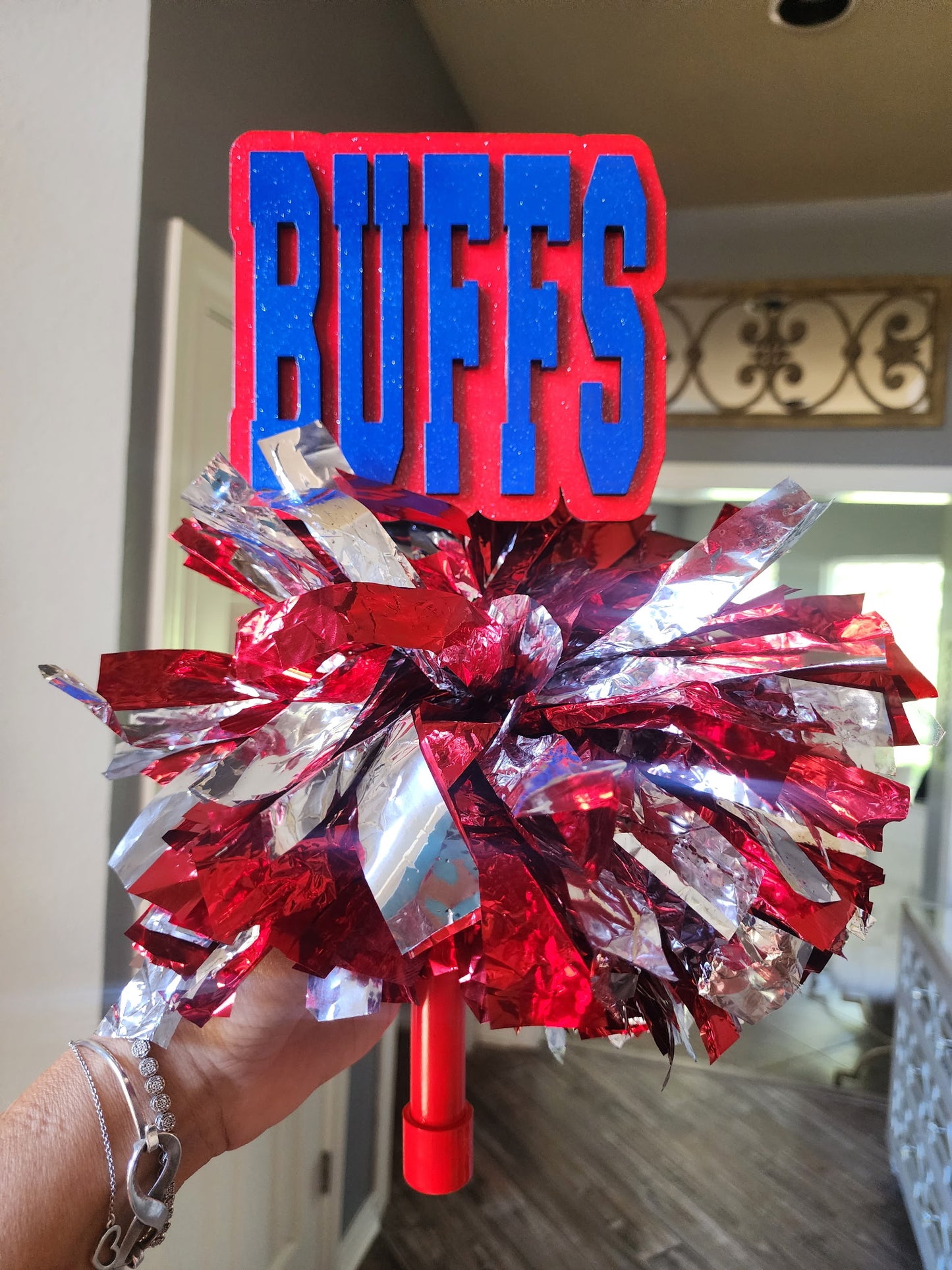 Custom Spirit Stick with Cowbell