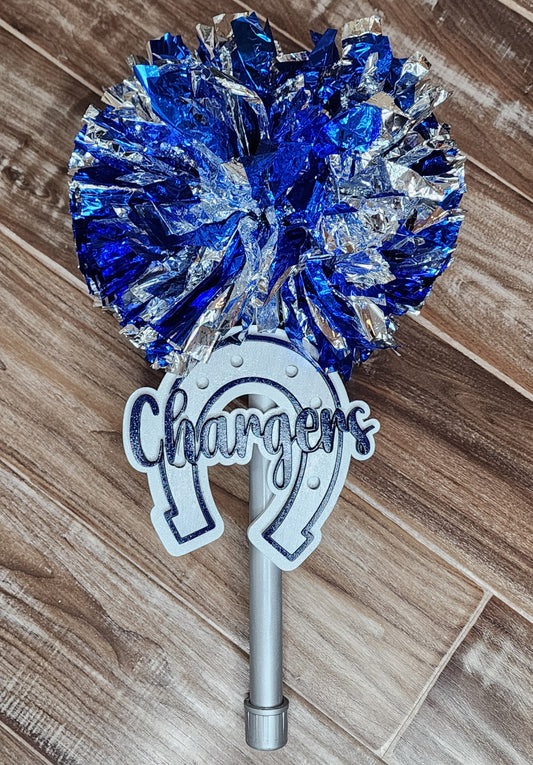 Deluxe Custom Cheer Stick with Cowbell