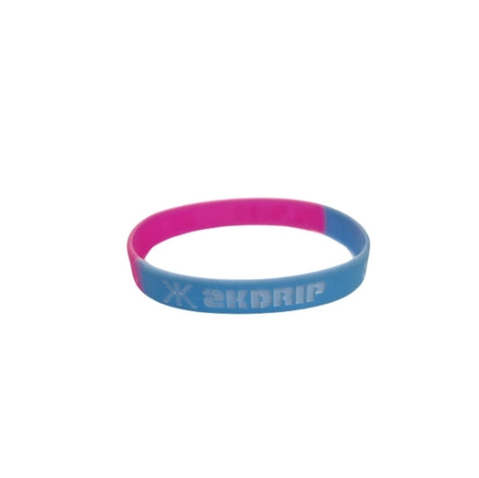 Light Pink and Light Blue Silicone Bracelet