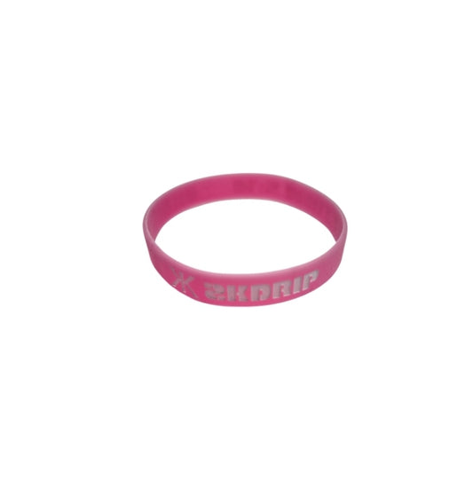 Glow in the Dark Pink Silicone Bracelet